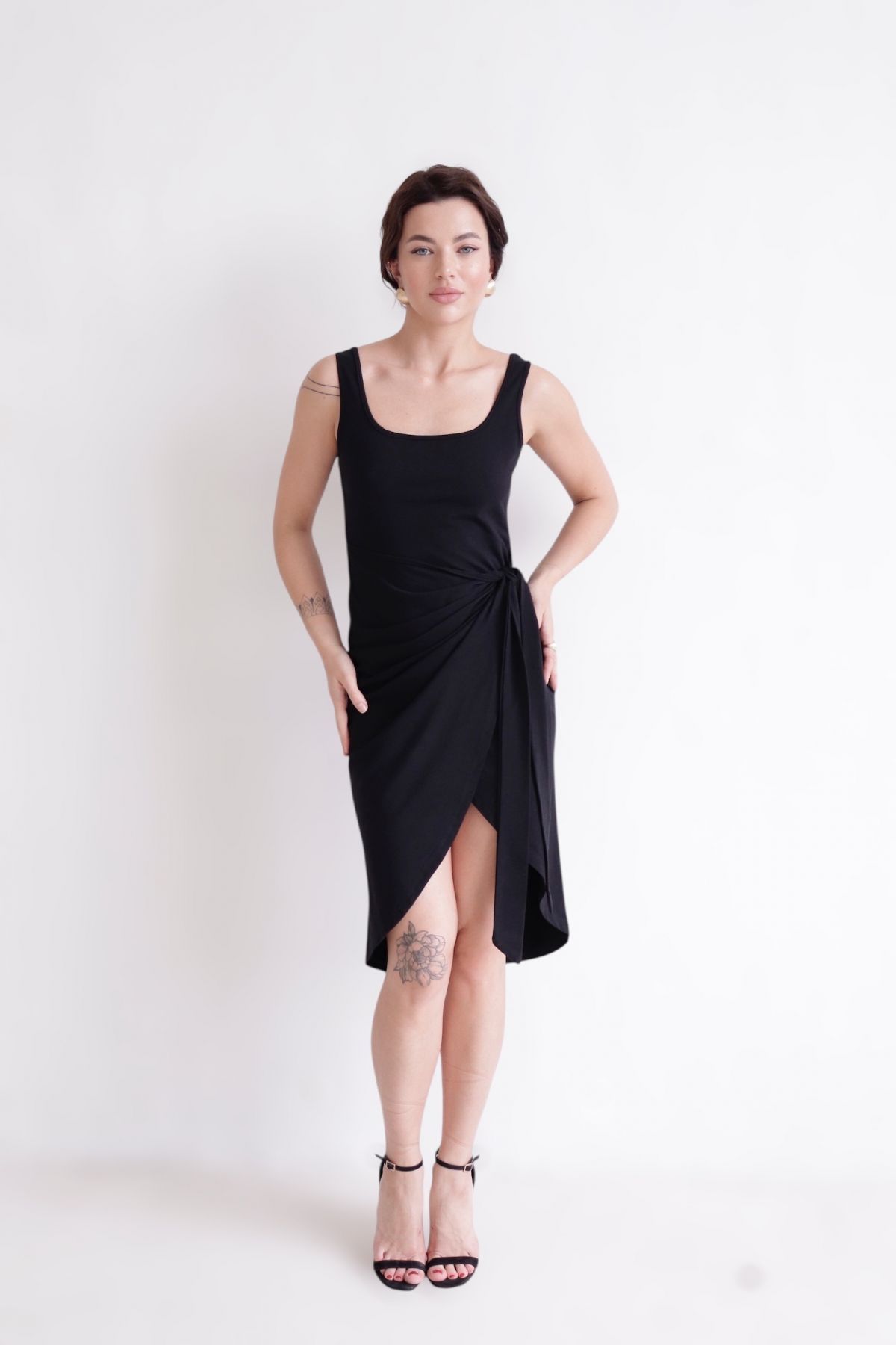 16750 Платье черное (42, 44)