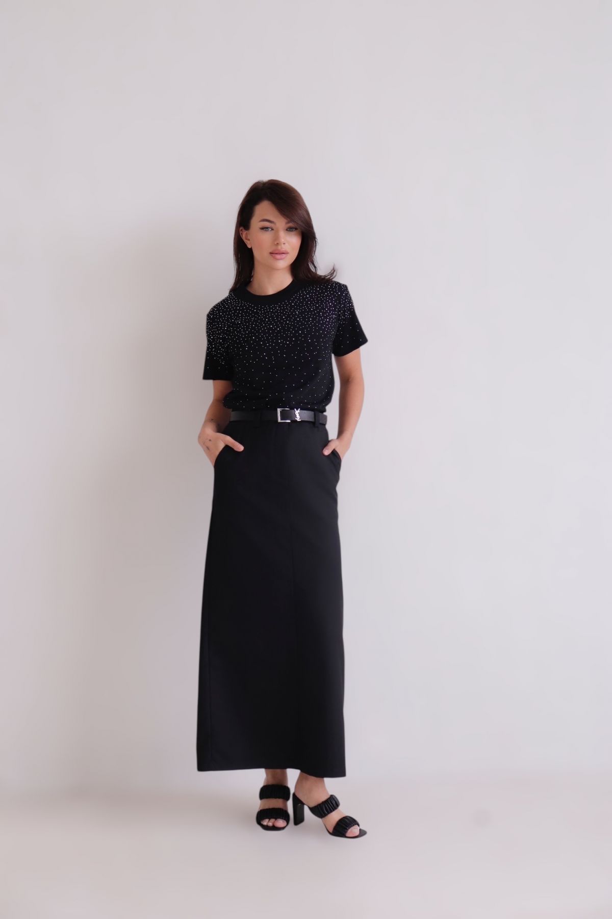 12034 Юбка черная