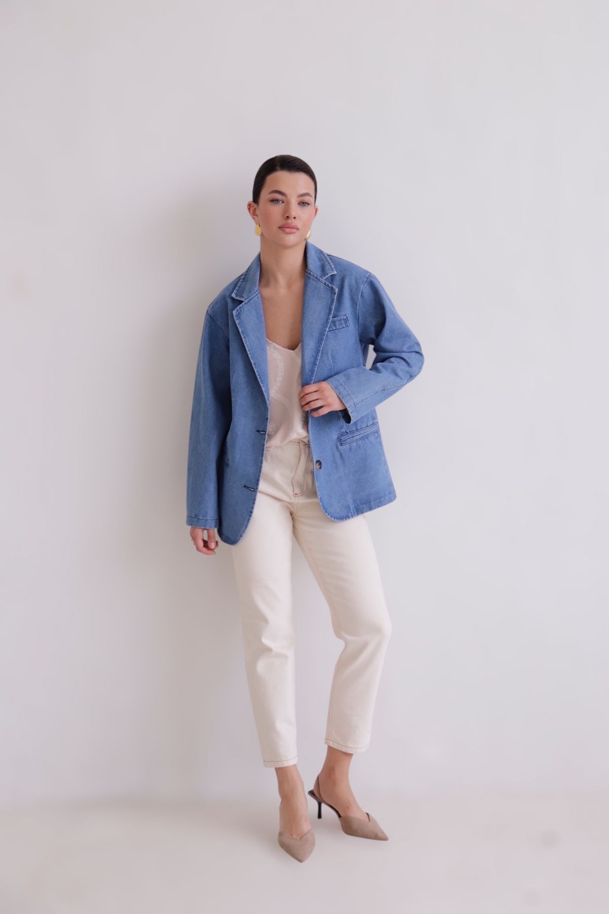 16612 Жакет джинсовый