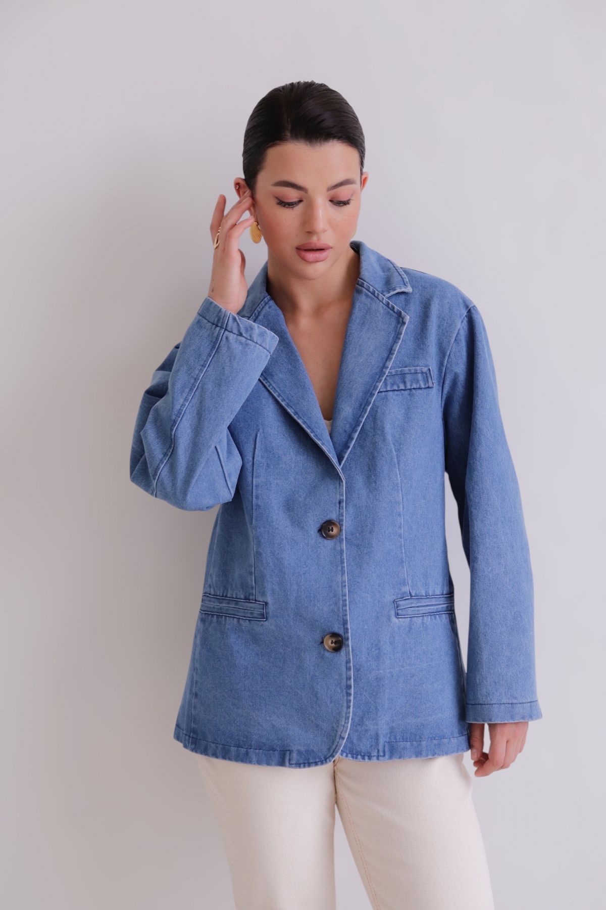 16612 Жакет джинсовый