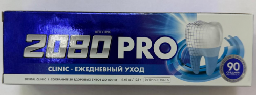 Зубная паста 2080 AEKYUNG ЕЖЕДНЕВНЫЙ УХОД (125г)