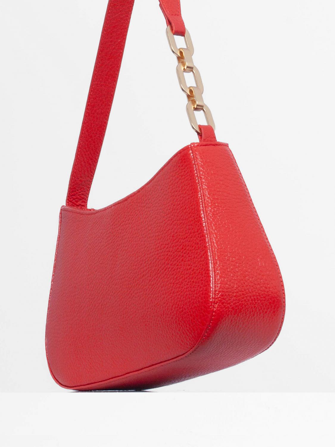 Женская кожаная сумка Richet 3205LG 975 Красный