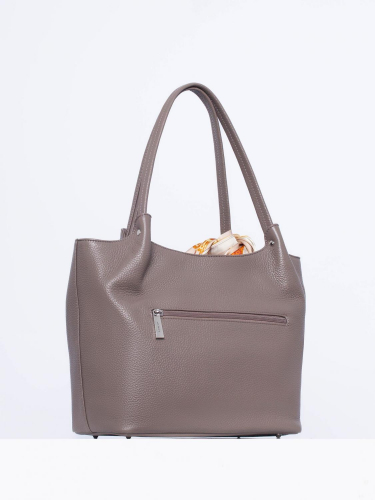 Женская кожаная сумка Richet 2990LN 612 Тауп