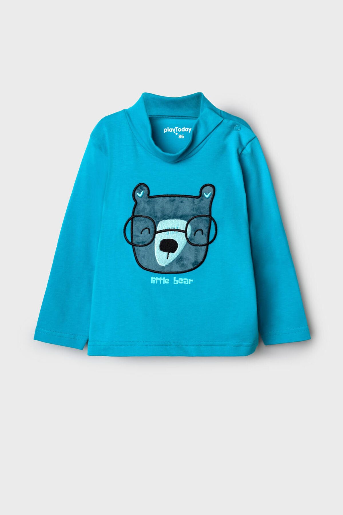 Водолазка PLAYTODAY 32513040 Бирюзовый