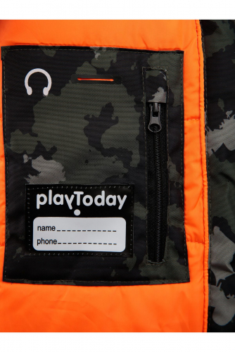 Ст.цена 3388р. Пальто PLAYTODAY 32111006 Зеленый,Черный