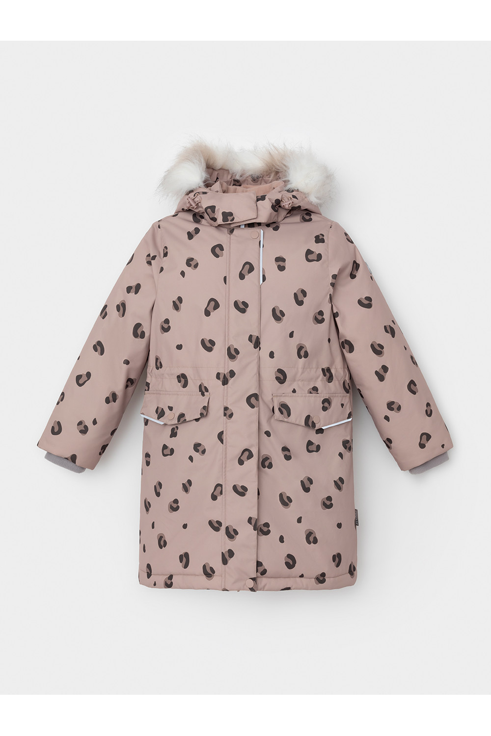 Crоckid Пальто ВК 38123/н/1 ГР кофе с молоком, леопард Crоckid