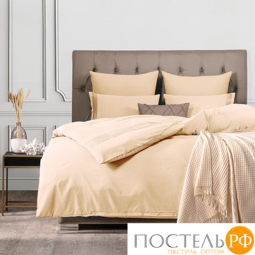 SleepiX МИОКО экрю КПБ 200х220-1/230х250-1/50х70-2 /70х70-2, 6пр, 70% бамб. / 30% хл.