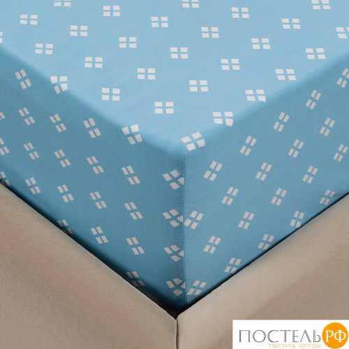 MEDSLEEP КАТАЛЕЯ Простыня на резинке 180х200+30, 1 пр., хл./сатин