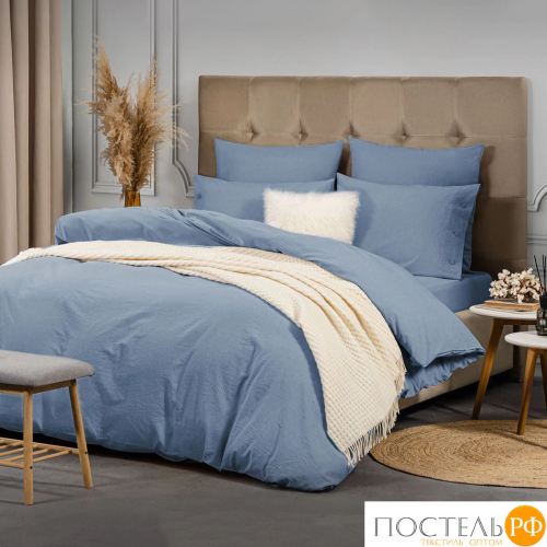PRIME PRIVE СМОГЕН голубой КПБ 200х220-1/240х260-1/50х70-2/70х70-2, 6 пр., хл.