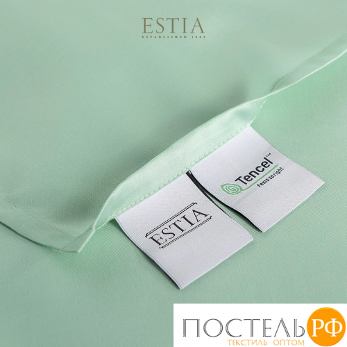 11694 рEstia ОРНЕЛЛА ментол КПБ 145х205-2/240х260-1/50х70-2/70х70-2, 7 пр., тенсель