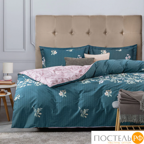CASSIA АЛЬТАН КПБ 200х210-1/230х250-1/50х70-2, 4 пр., хл./сатин