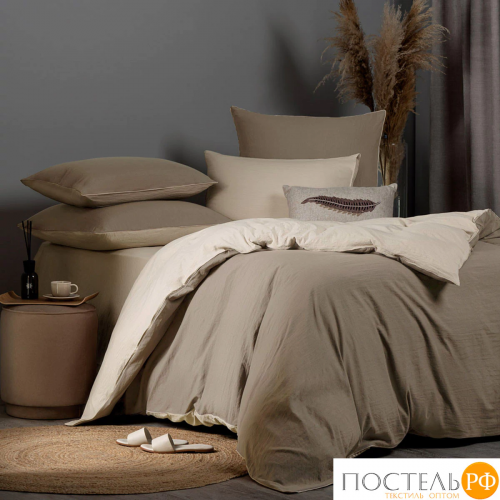 SleepiX ЮКО кор/экрю КПБ 200х210-1/230х250-1/50х70-2/70х70-2, 6 пр., модал/бамбук