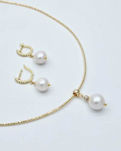 91003244 Серьги Selena Pearls