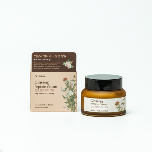 [GLAMFOX] Крем для лица пептидный ЖЕНЬШЕНЬ Ginseng Peptide Cream, 80 мл