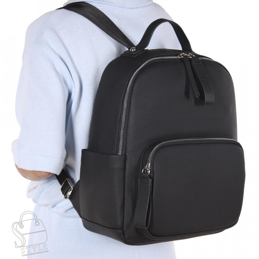 Сумка женская кожаная 79719VG black Vitelli Grassi