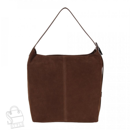 Сумка женская кожаная 3349QAA brown Polina&Eiterou