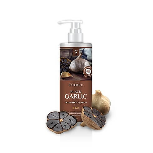 Кондиционер для волос с экстрактом чёрного чеснока Deoproce Black Garlic Intensive Energy Rinse 1000 мл.