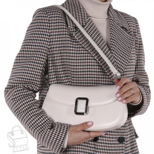 Сумка женская кожаная 1015NL milk white  NL