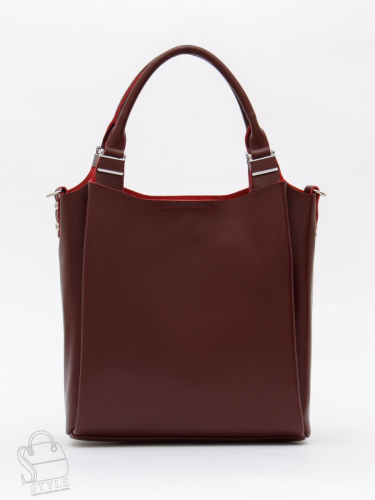Сумка женская кожаная 1013M wine red Polina&Eiterou