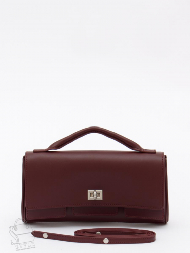 Сумка женская кожаная 5035PE burgundy Polina&Eiterou