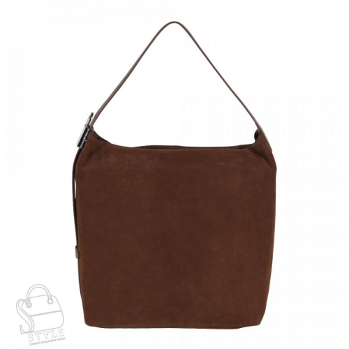 Сумка женская кожаная 3349QAA brown Polina&Eiterou