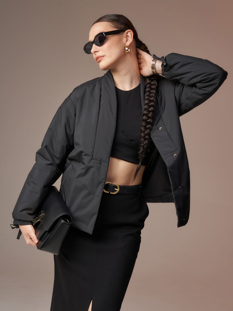 5911 р. 6568 р. Куртка женская черный