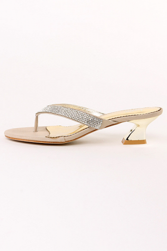 S668BG BEIGE Босоножки женские на каблуке