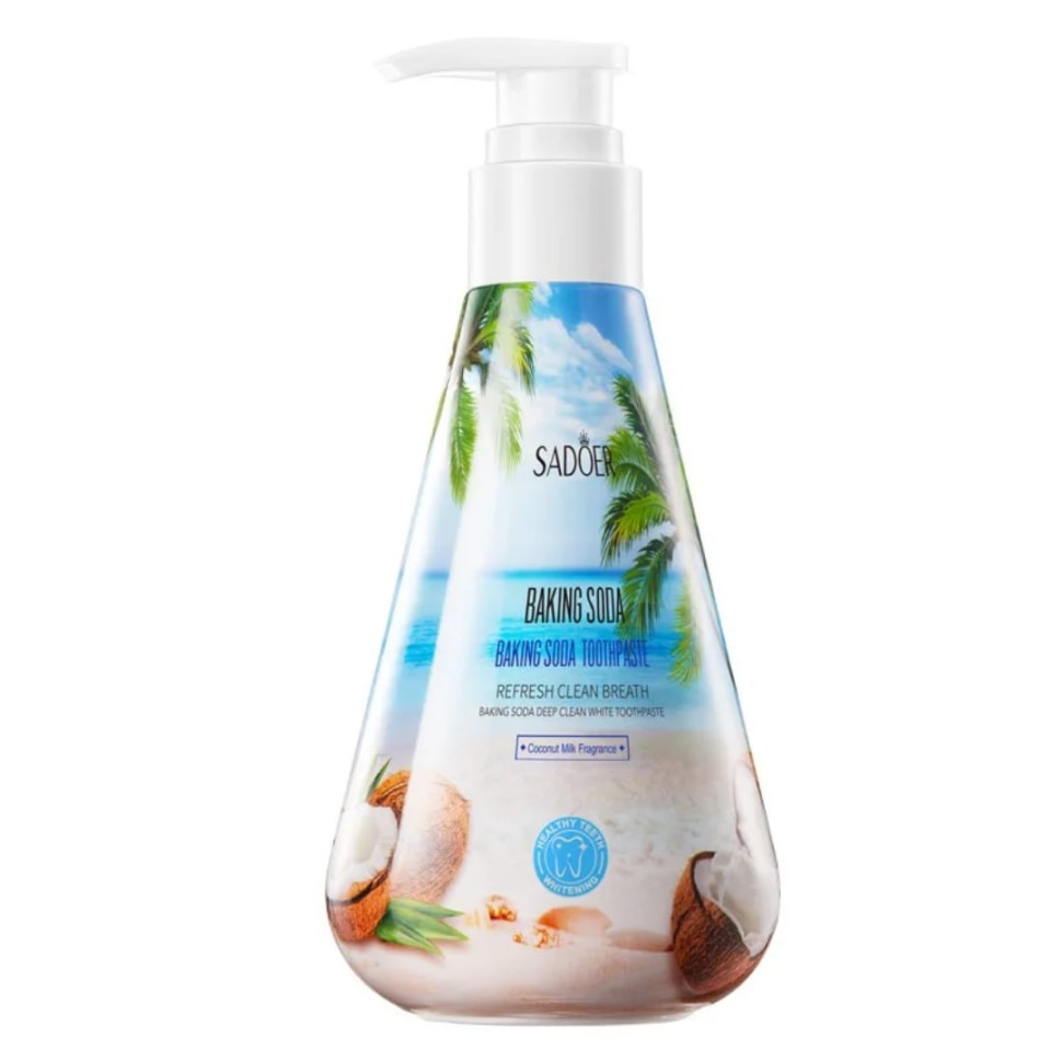 Зубная паста BAKING SODA Coconut Milk (дозатор) 220г (SD-10743)