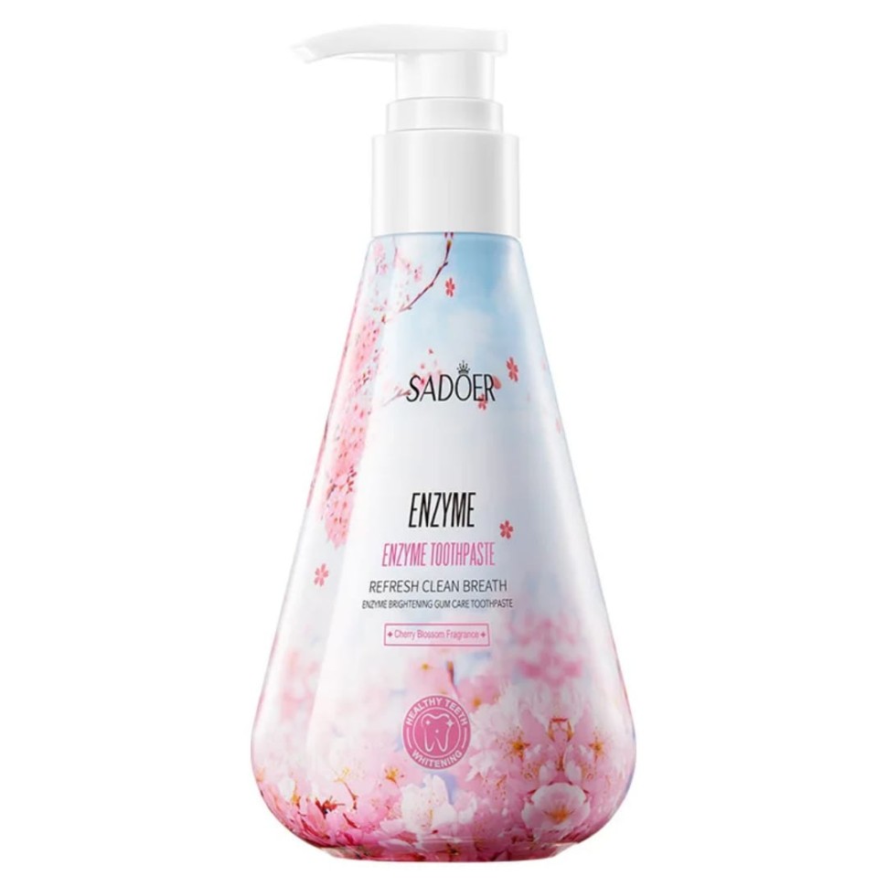 Зубная паста ENZYME Cherry Blossom (дозатор) 220г (SD-10750)