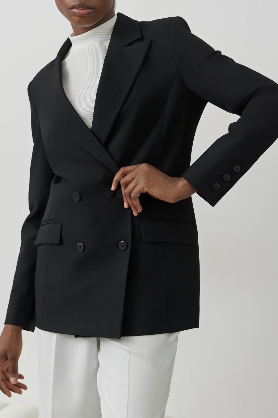 Жакет JC 20-5024-2 черный габардин