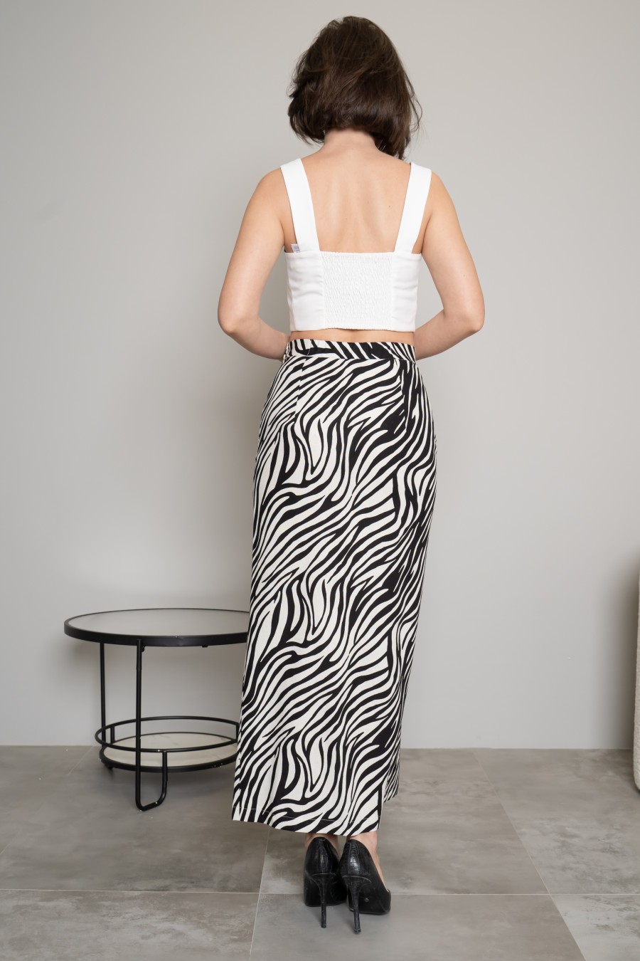 Юбка SK 22-6054 0,95 черно-белый, Аксессуары: