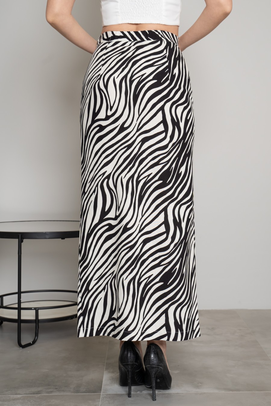 Юбка SK 22-6054 0,95 черно-белый, Аксессуары: