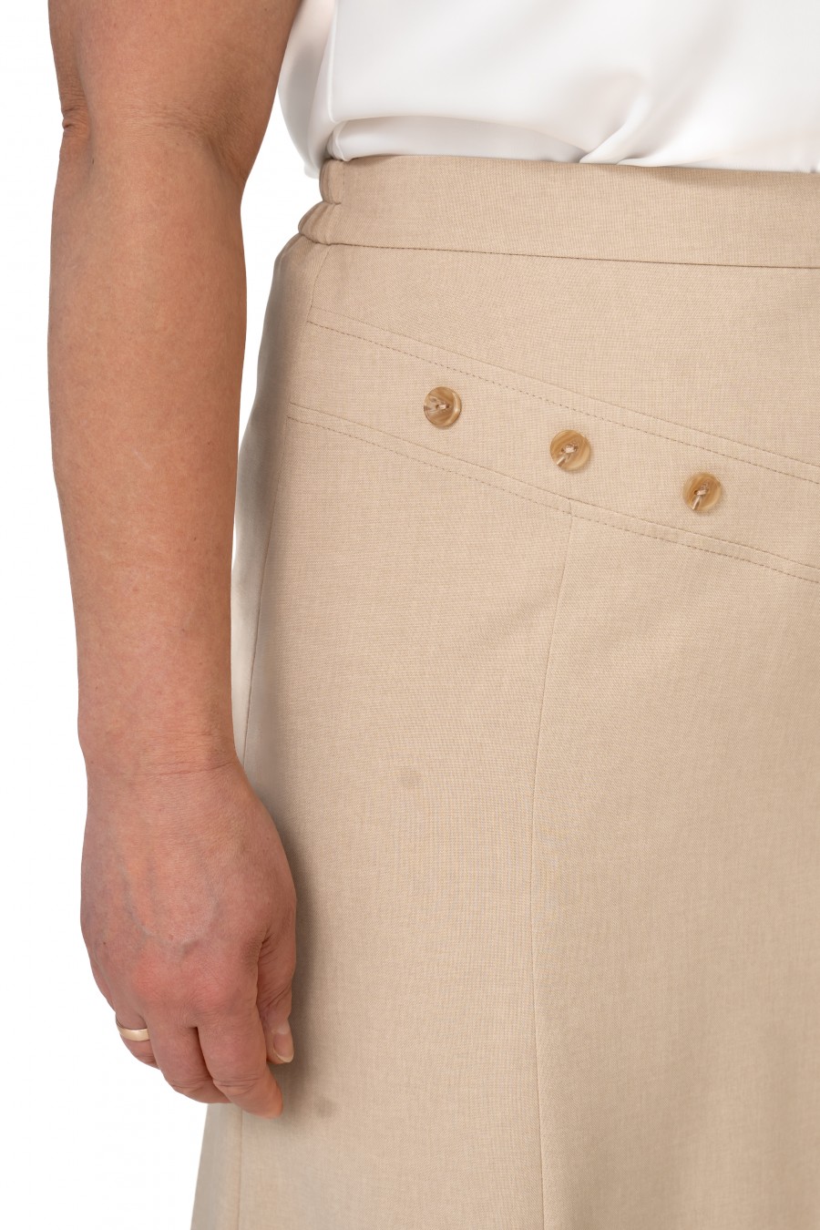 Юбка SK 18-6007 0,70 бежевый, Аксессуары: