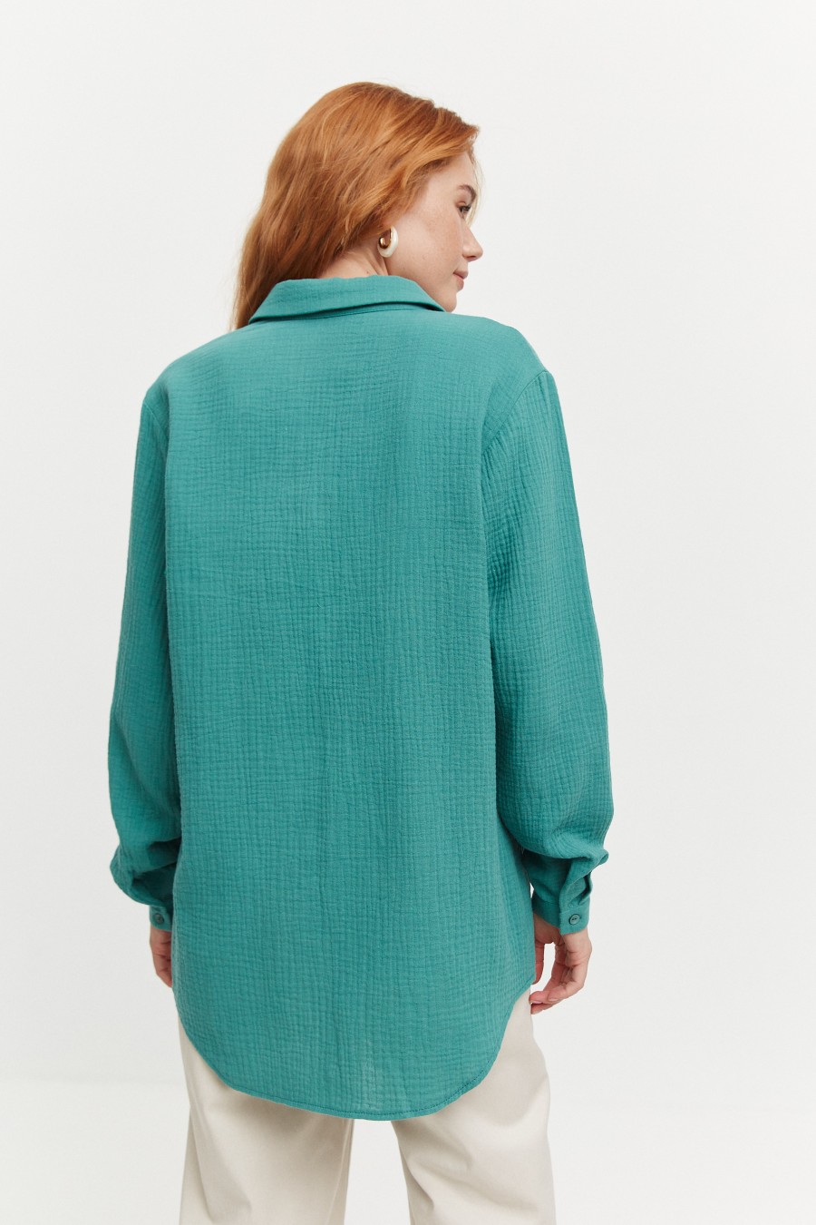 850р1180рБлуза BL 21-3134 зеленый