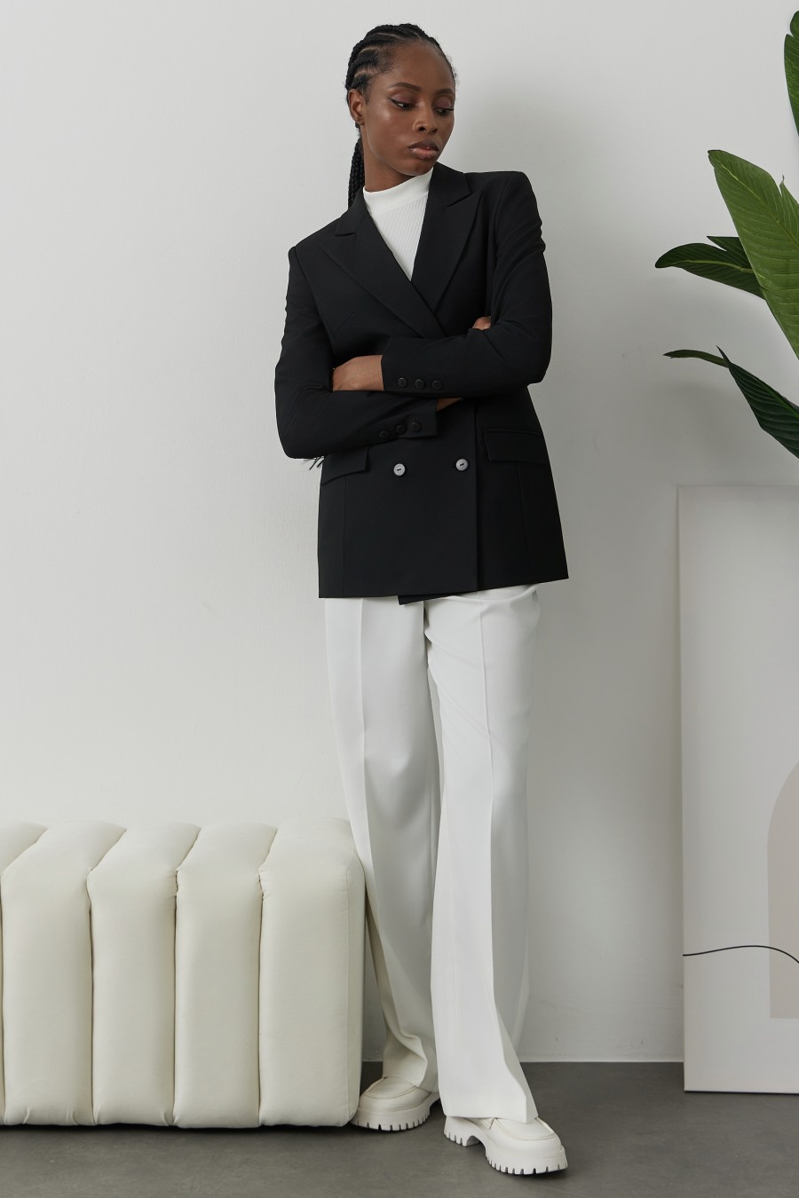 Жакет JC 20-5024-2 черный габардин