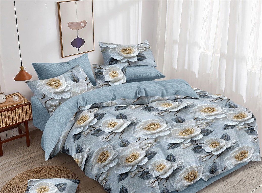 Постельное белье из поплина cтандарт П-3272