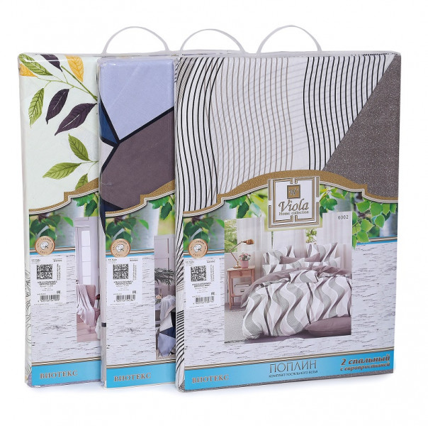 Постельное белье из поплина cтандарт П-3273