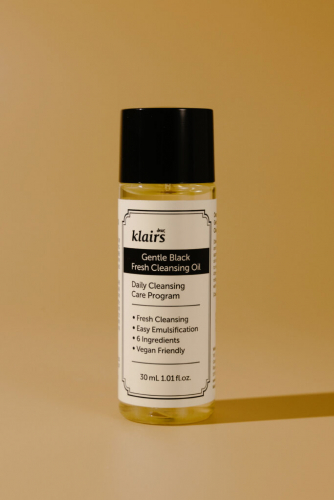 Гидрофильное масло KLAIRS Gentle Black Fresh Cleansing Oil 30ml