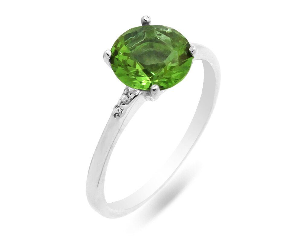 Кольцо из серебра султанит, SL-RS-2265