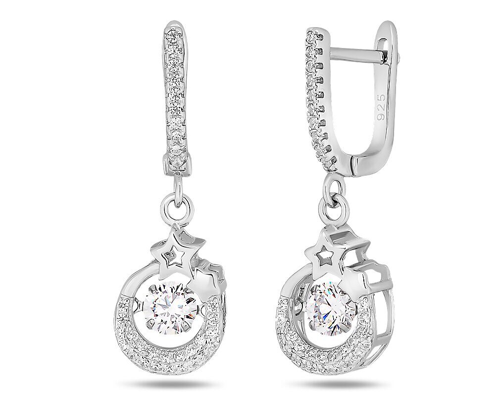 Серьги, куб.циркон., BY-3177