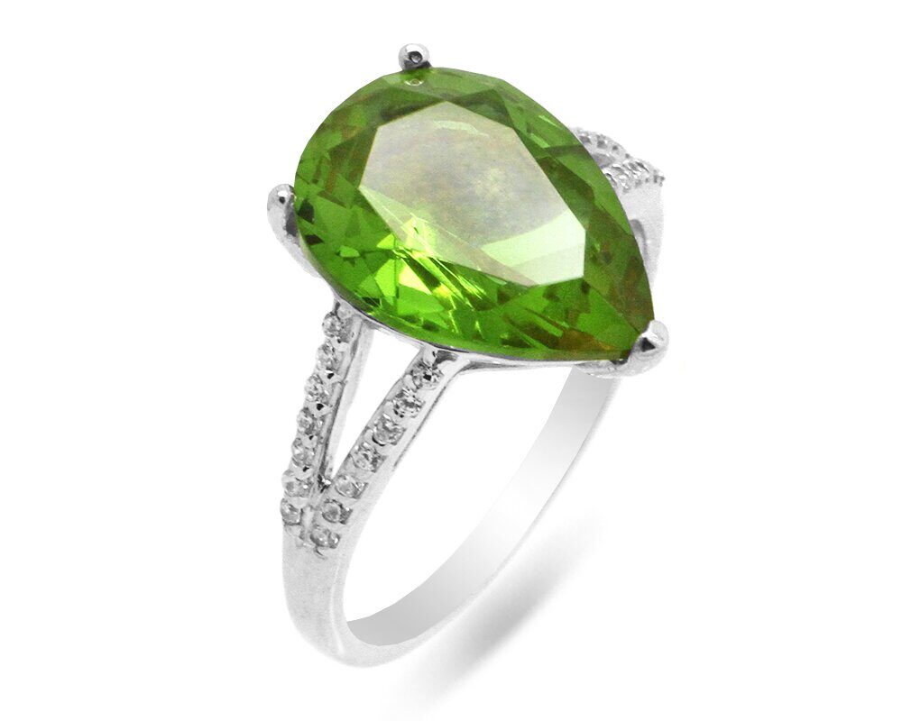 Кольцо из серебра султанит, SL-RS-2266