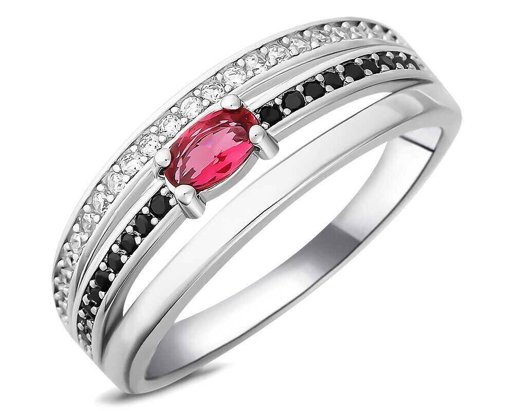 Кольцо, куб.циркон., BY-5997-2F