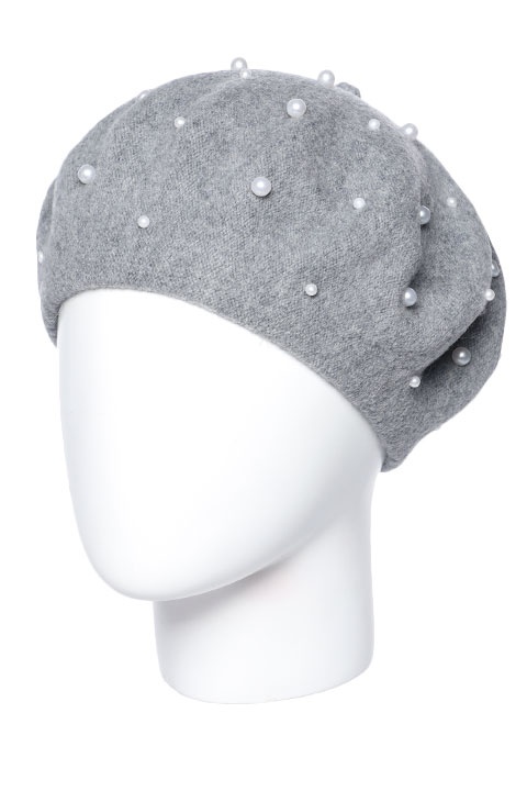 Берет женский Di Lana Юсонце Бусы