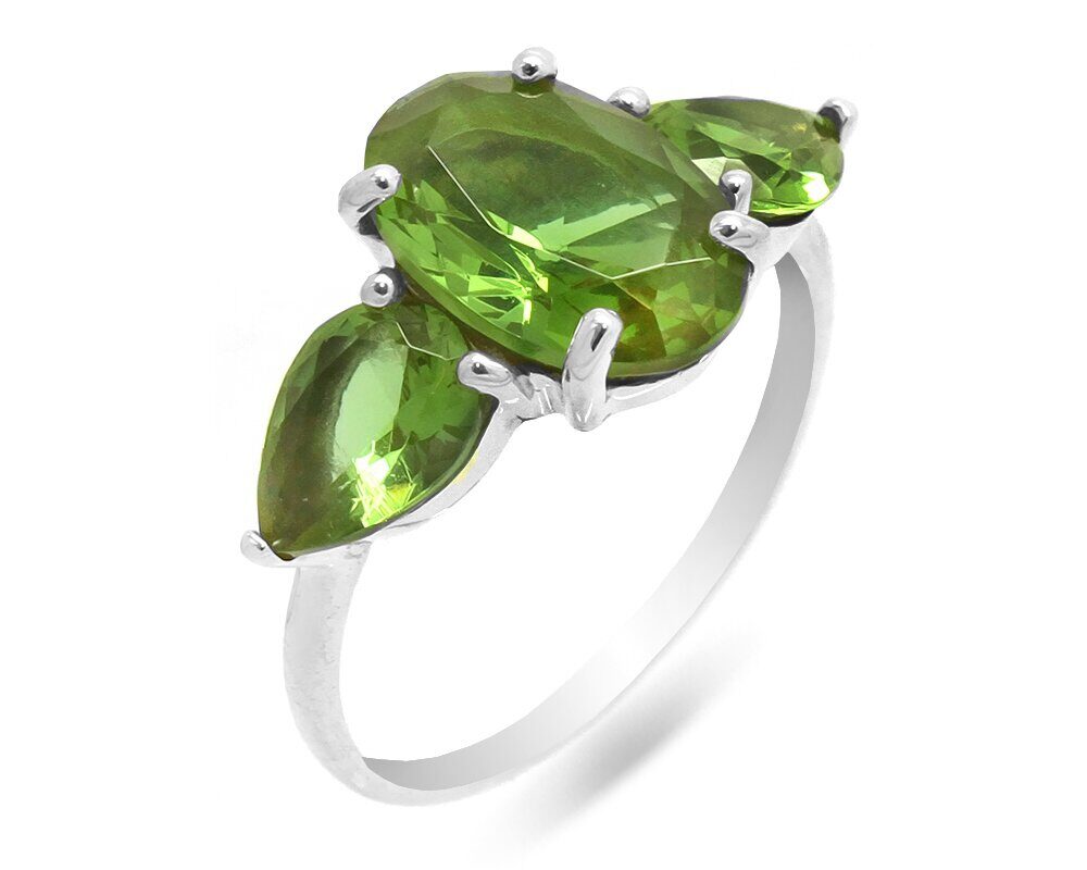 Кольцо из серебра султанит, SL-RS-2273