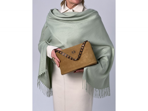 Палантин Pashmina женский Lanotti/мята