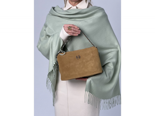 Палантин Pashmina женский Lanotti/мята