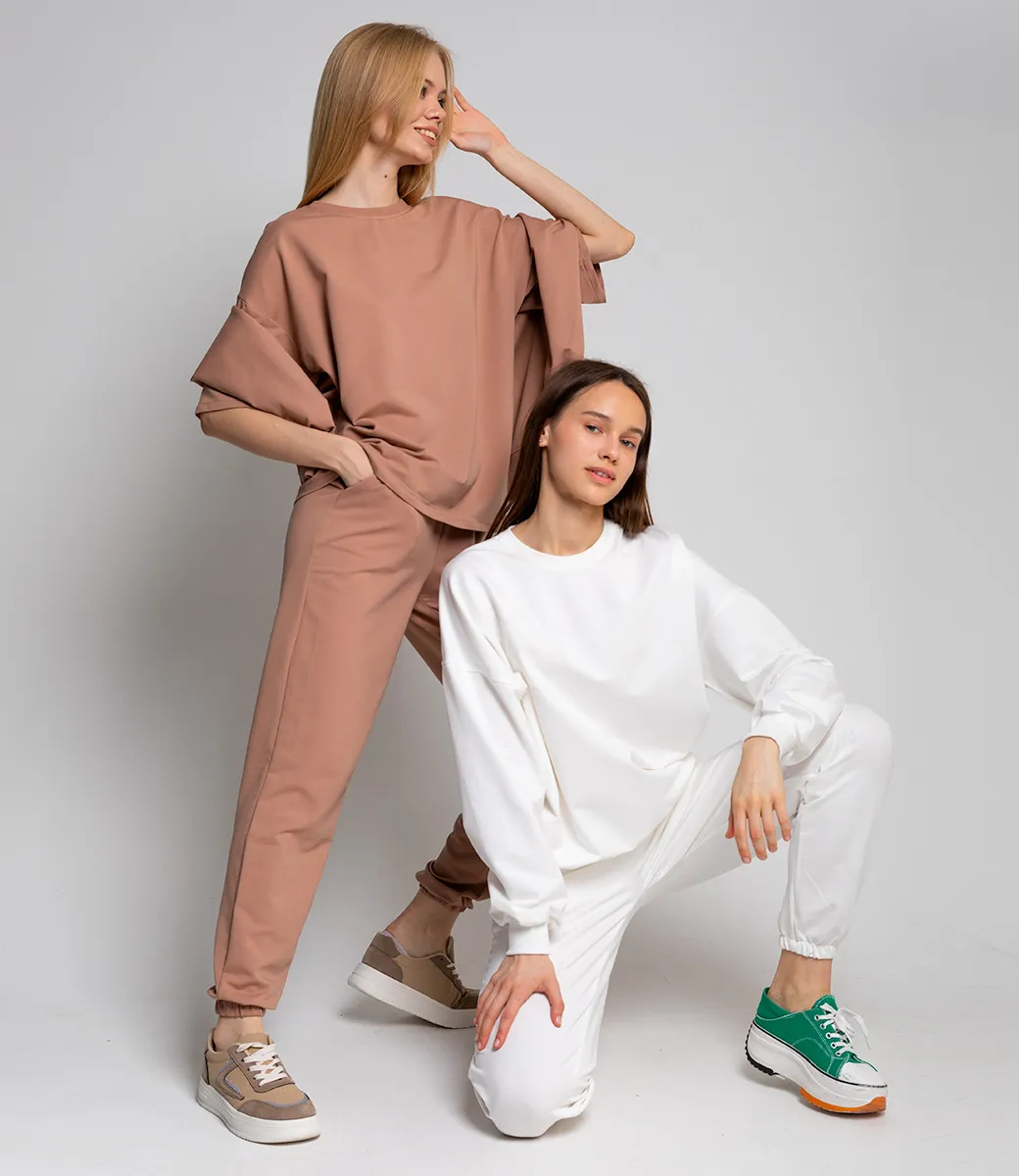 ст. цена1870руб.! Костюм #ОБШ1544-1, бежевый