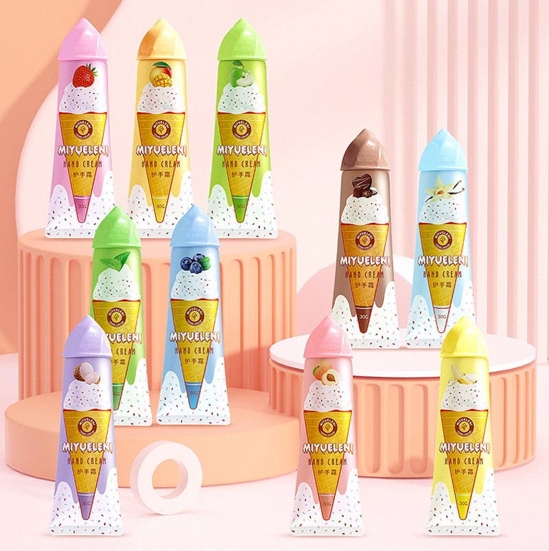 Крем для рук Мороженое с насадкой для выдавливания в виде цветочка, 30 гр.