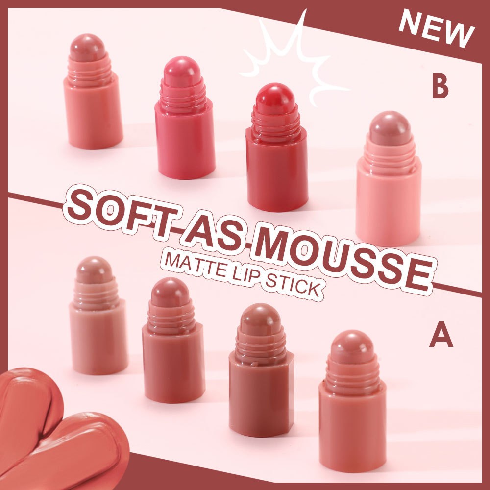 Набор помад для губ 4 в 1 Dragon Ranee, ЦВЕТ В