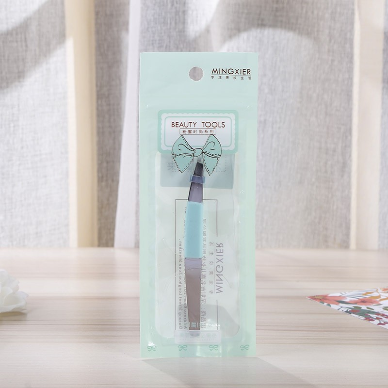 Пинцет для бровей с силиконовой ручкой